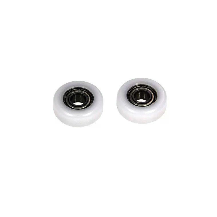 Load 3KG BS68414-5 4x14x5mm ID 4MM OD 14MM Thickness 5MM POM/NYLON/POK pulley bearing for sliding doors