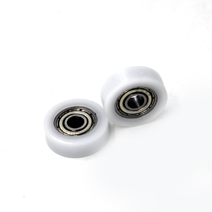 Load 3KG BS60416-5 4x16x5mm ID 4MM OD 16MM Thickness 5MM POM/NYLON/POK wheels for sliding door pulley bearing