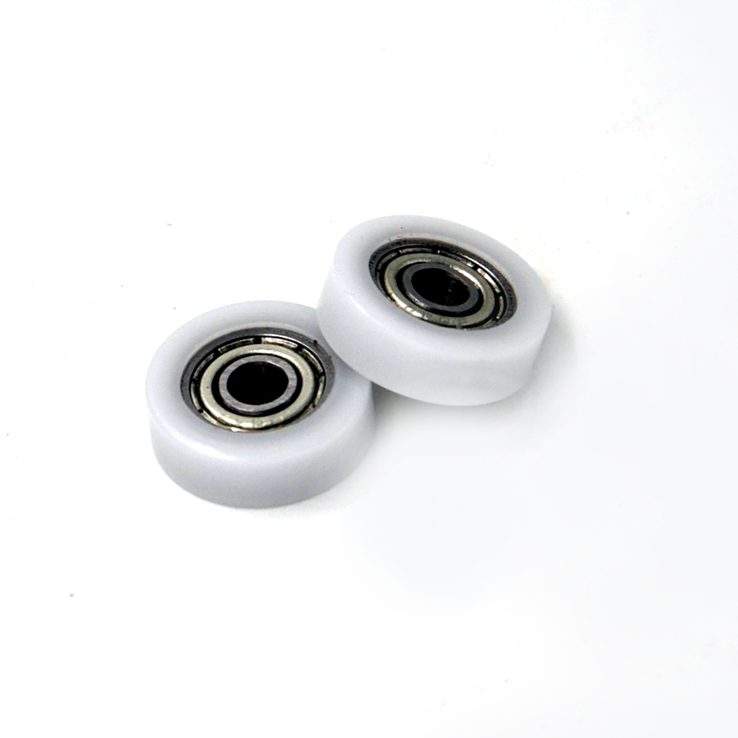 Load 3KG BS60416-5 4x16x5mm ID 4MM OD 16MM Thickness 5MM POM/NYLON/POK wheels for sliding door pulley bearing