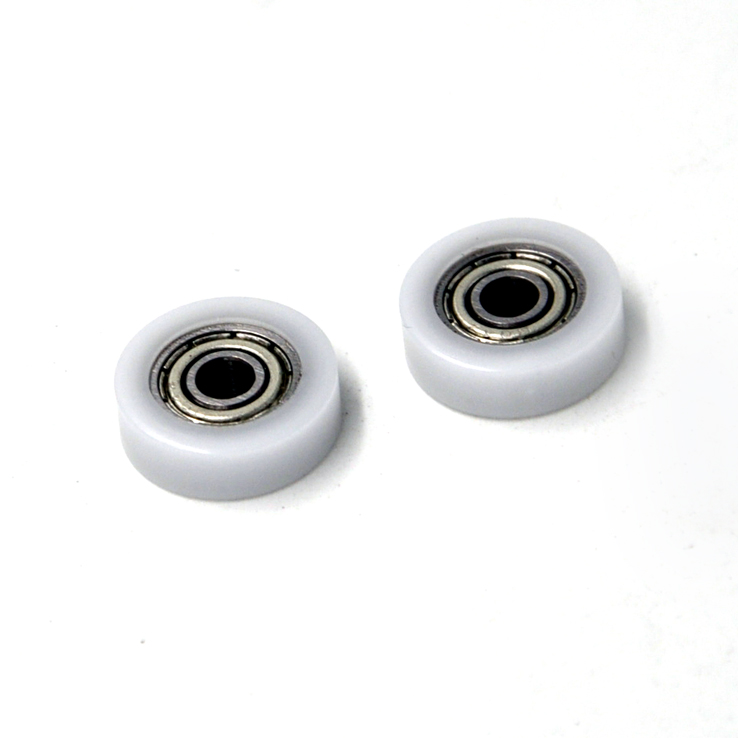 Load 3KG BS60416-5 4x16x5mm ID 4MM OD 16MM Thickness 5MM POM/NYLON/POK wheels for sliding door pulley bearing