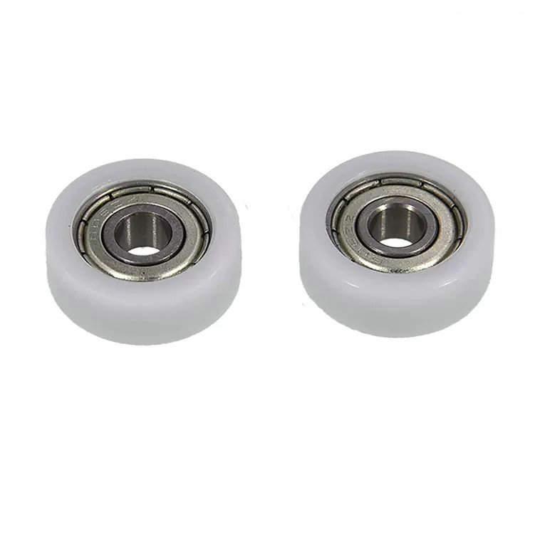 Load 15KG BS60621-9 6x21x9mm ID 6MM OD 21MM Thickness 9MM POM/NYLON/POK glass door roller bearing