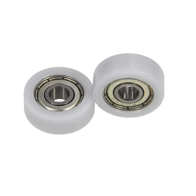 Load 15KG BS60621-9 6x21x9mm ID 6MM OD 21MM Thickness 9MM POM/NYLON/POK glass door roller bearing