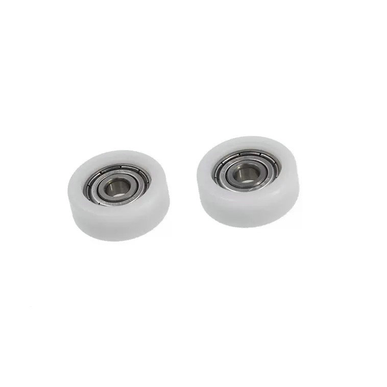 Load 15KG BS62624-8 6x24x8mm ID 6MM OD 24MM Thickness 8MM POM/NYLON/POK white windows roller wheels