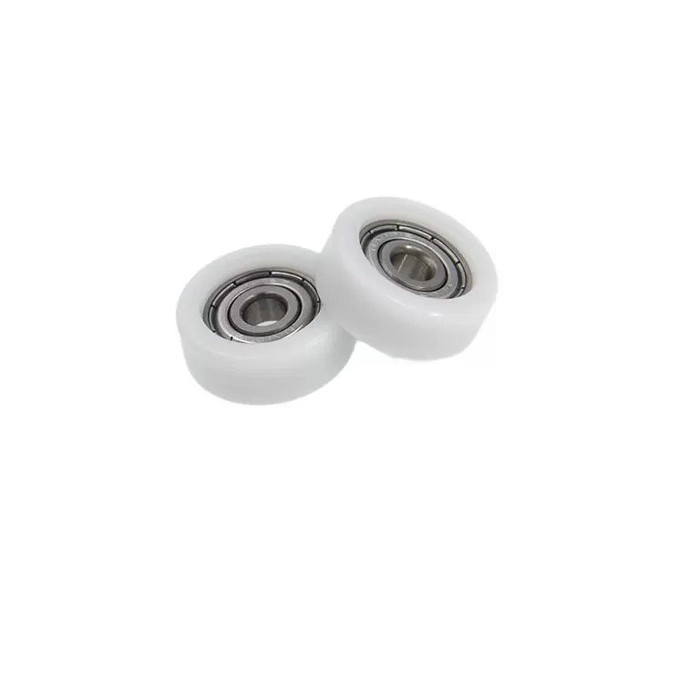 Load 15KG BS62624-8 6x24x8mm ID 6MM OD 24MM Thickness 8MM POM/NYLON/POK white windows roller wheels