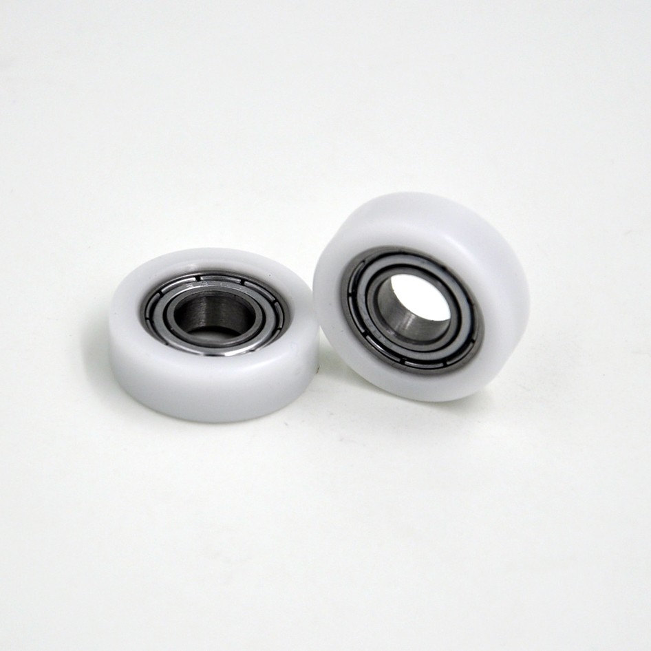 Load 25KG BS68822-7 8x22x7mm ID 8MM OD 22MM Thickness 7MM POM/NYLON/POK bearing wheel rubber bearing