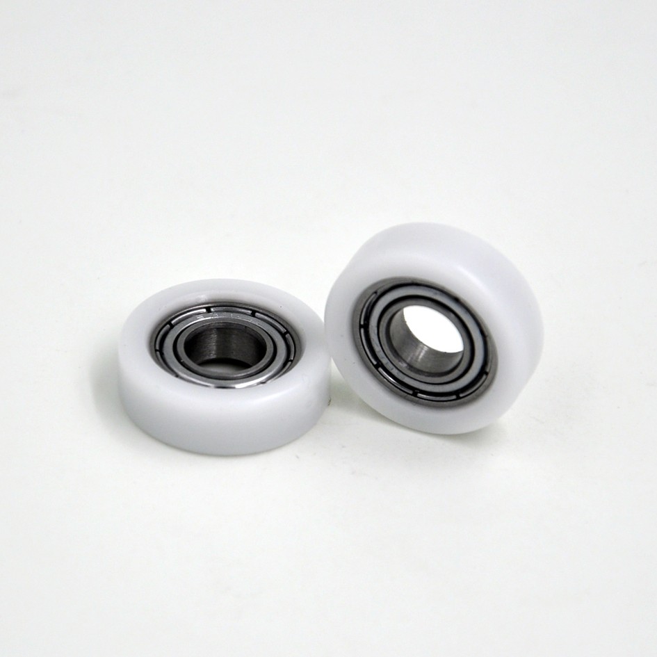 Load 25KG BS68822-7 8x22x7mm ID 8MM OD 22MM Thickness 7MM POM/NYLON/POK bearing wheel rubber bearing