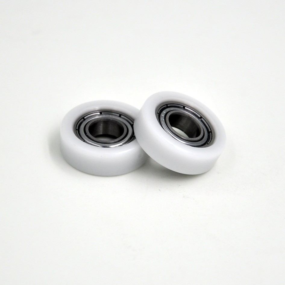 Load 25KG BS68822-7 8x22x7mm ID 8MM OD 22MM Thickness 7MM POM/NYLON/POK bearing wheel rubber bearing