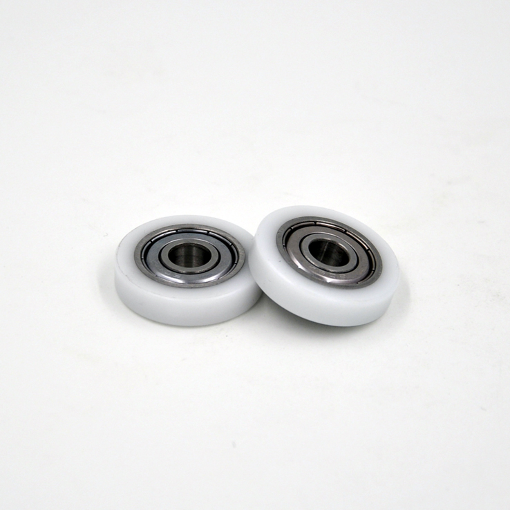 Load 30KG BS60828-7 8x28x7mm ID 8MM OD 28MM Thickness 7MM POM/NYLON/POK plastic roller bearings