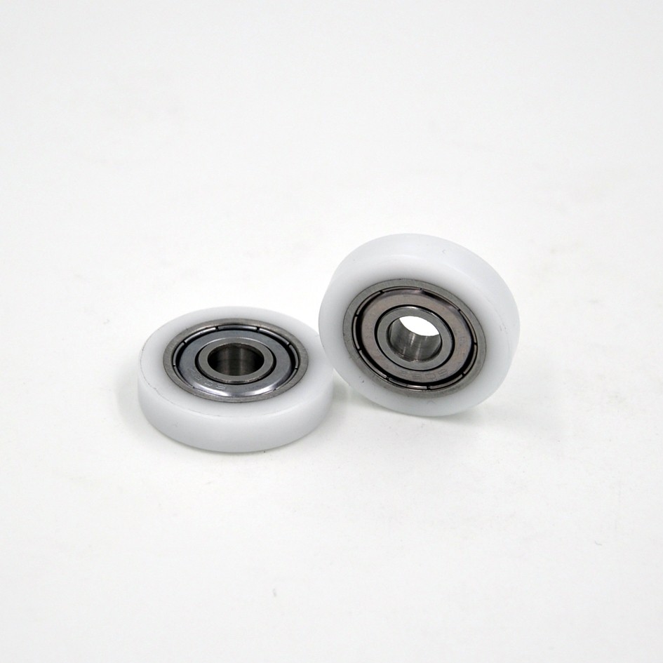 Load 15KG BS60830-7 8x30x7mm ID 8MM OD 30MM Thickness 7MM POM/NYLON/POK cabinet roller pulley