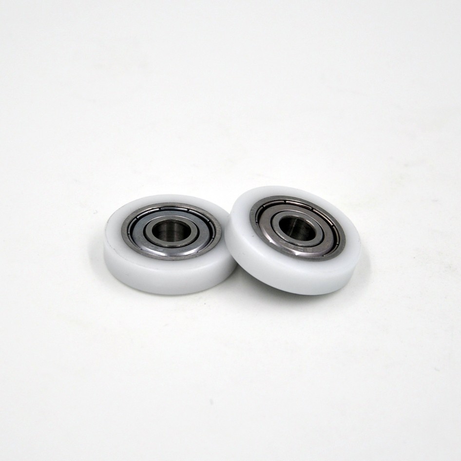 Load 15KG BS60830-7 8x30x7mm ID 8MM OD 30MM Thickness 7MM POM/NYLON/POK cabinet roller pulley