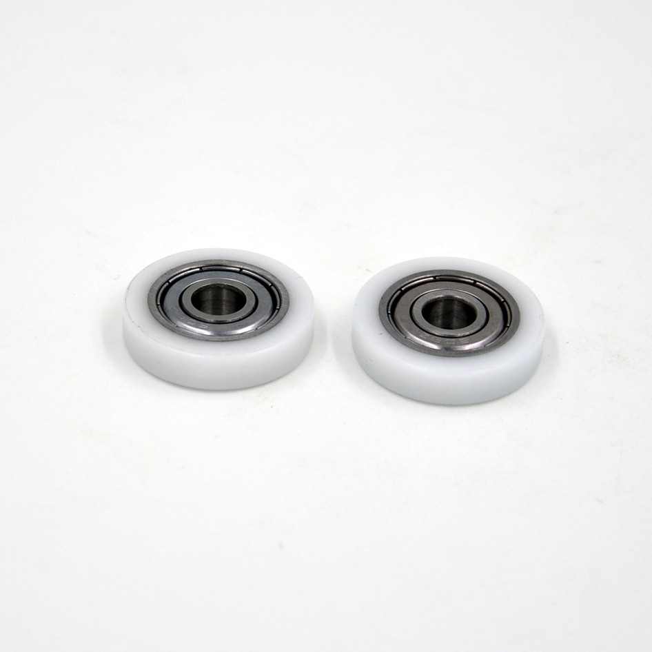 Load 15KG BS60830-7 8x30x7mm ID 8MM OD 30MM Thickness 7MM POM/NYLON/POK cabinet roller pulley