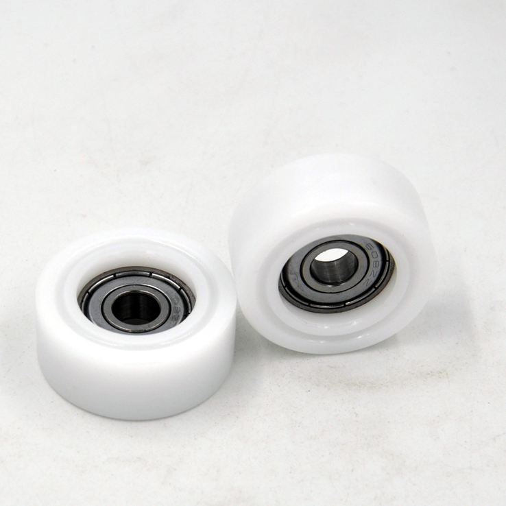 Load 25KG BS60835-15 8x35x15mm ID 8MM OD 35MM Thickness 15MM POM/NYLON/POK small roller wheel pulley