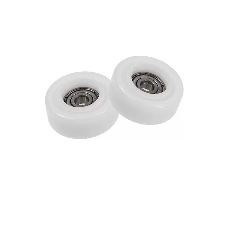 Load 25KG BS60835-18 8x35x18mm ID 8MM OD 35MM Thickness 18MM POM/NYLON/POK rubber rollers with bearings