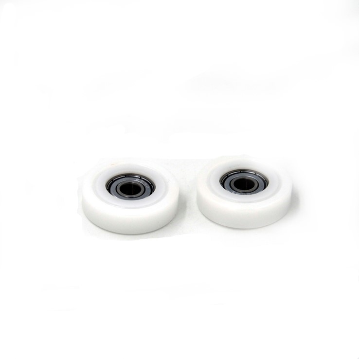 Load 25KG BS60840-11 8x37x13mm ID 8MM OD 37MM Thickness 13MM POM/NYLON/POK plastic pulley guide roller