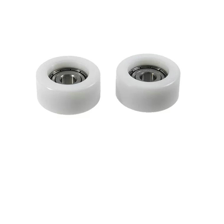 Load 25KG BS620042-20 10x42x20mm ID 10MM OD 42MM Thickness 10MM POM/NYLON/POK white door roller pulley