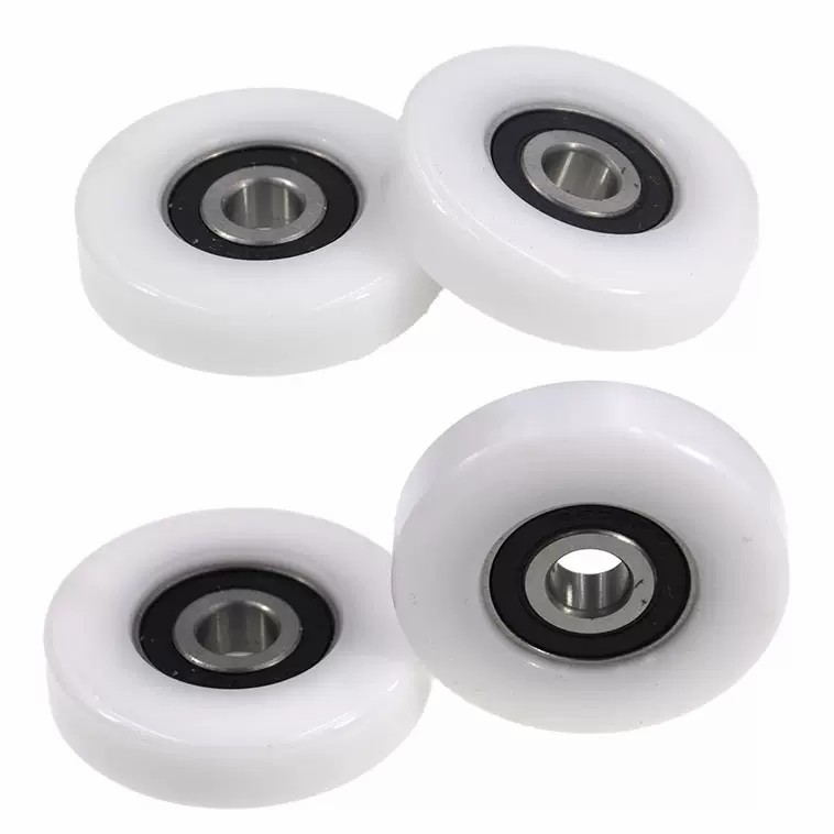 Load 25KG BS620050-12 10x50x12mm ID 10MM OD 50MM Thickness 12MM POM/NYLON/POK sliding door roller wheels