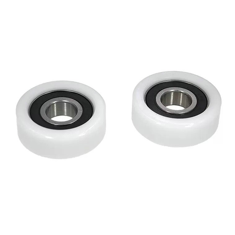 Load 50KG BS620460-20 20x60x20mm ID 20MM OD 60MM Thickness 20MM POM/NYLON/POK white casters roller wheels