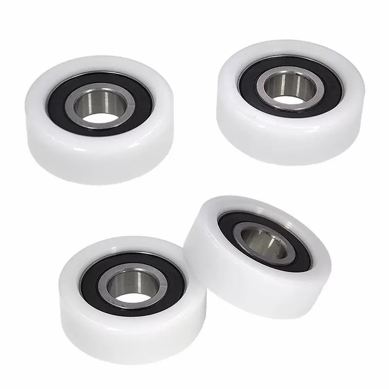 Load 50KG BS620460-20 20x60x20mm ID 20MM OD 60MM Thickness 20MM POM/NYLON/POK white casters roller wheels