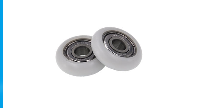 BSR60830-9 8x30x9mm 30mm Round Groove Nylon POM Pulley Wheels Roller Pulley Rolling Bearing with 608 Bearing