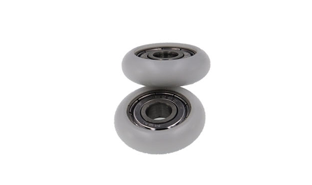 BSR60830-9 8x30x9mm 30mm Round Groove Nylon POM Pulley Wheels Roller Pulley Rolling Bearing with 608 Bearing