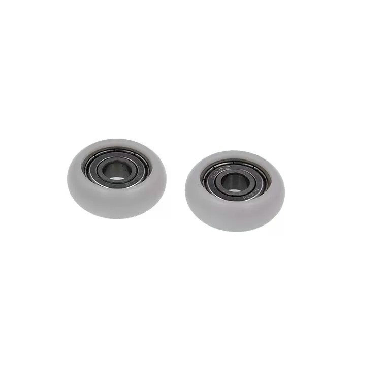 BSR60830-11 8x30x11mm 608-ZZ Plastic POM Nylon Coated Ball Bearing for Slide Door Windows Furniture Pulley