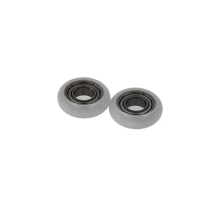 BSR68822-7 8x22x7mm 688zz Small White Plastic Roller Moving Doors Pulley Roller Wheel Bearing