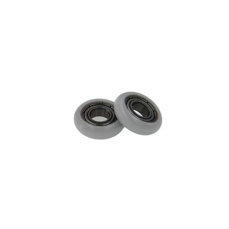 BSR68822-7 8x22x7mm 688zz Small White Plastic Roller Moving Doors Pulley Roller Wheel Bearing