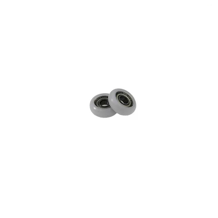 BSR69518-6 5x18x6mm pulley wheels shower door roller 18mm nylon R roller wheel cabinet door slide roller with bearing