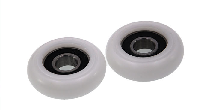 BSR600145-14 12x45x14mm POM plastic bearing design 6001RS oval wheel for reformer，nylon plastic bearing