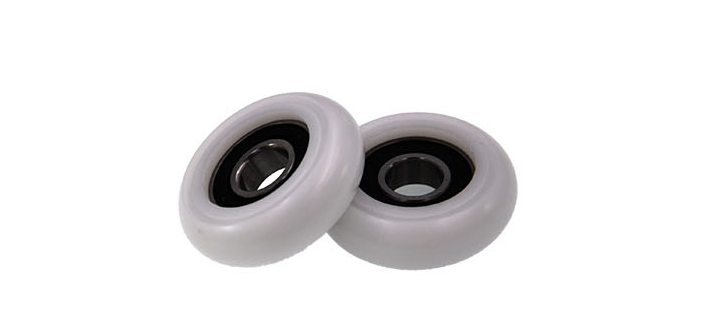 BSR600145-14 12x45x14mm POM plastic bearing design 6001RS oval wheel for reformer，nylon plastic bearing