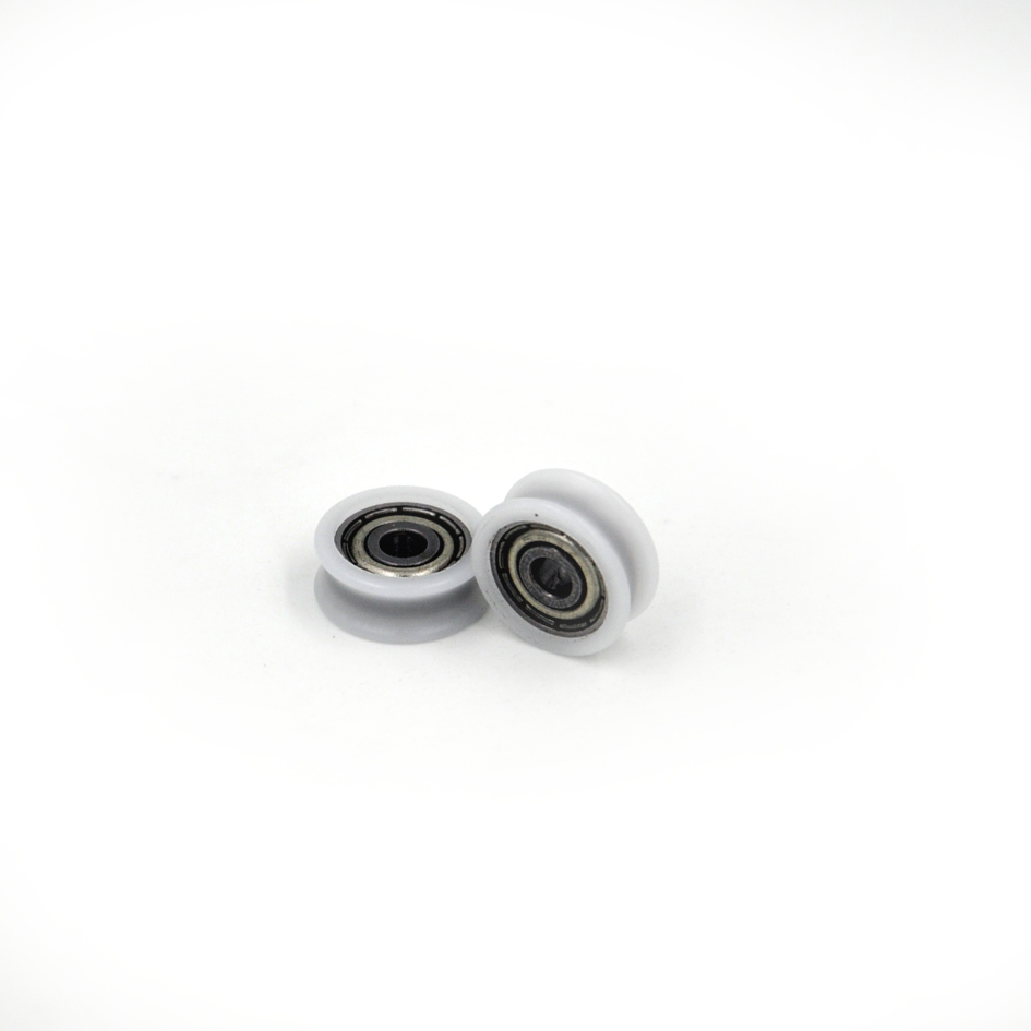 U Groove Roller Bearing BS62312.5-5 3x12.5x5mm ID 3MM OD 12.5MM Thickness 5MM U Groove Pulley Roller For Sliding Door