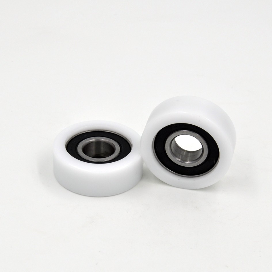 Load 50KG BS620350-22 17x50x22mm ID 17MM OD 50MM Thickness 22MM POM/NYLON/POK white wardrobe roller