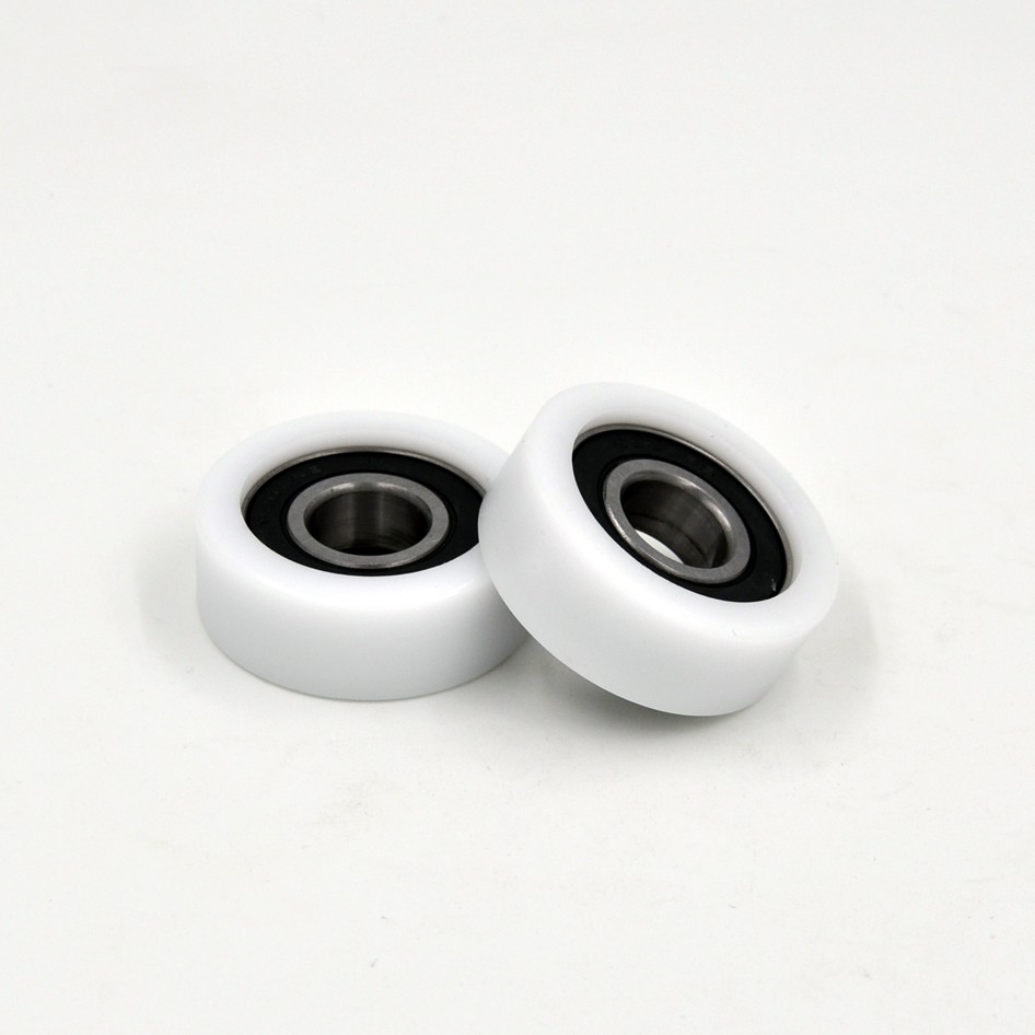 Load 50KG BS620350-22 17x50x22mm ID 17MM OD 50MM Thickness 22MM POM/NYLON/POK white wardrobe roller