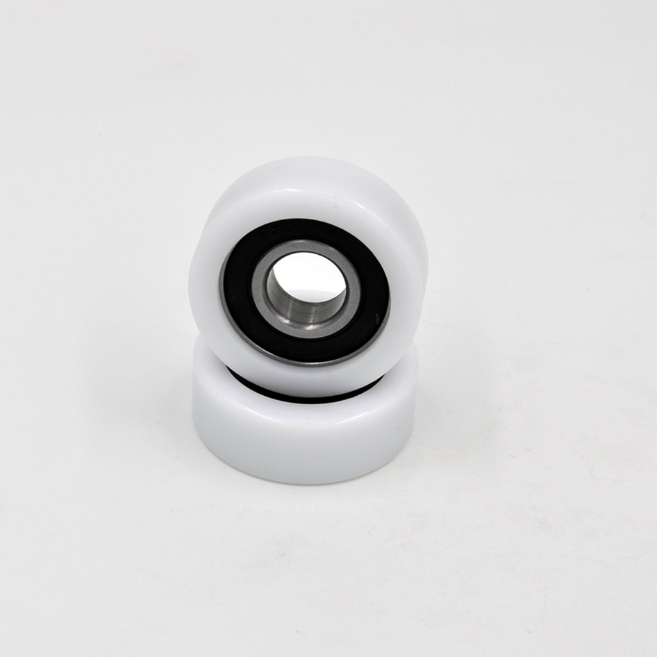 Load 50KG BS620350-22 17x50x22mm ID 17MM OD 50MM Thickness 22MM POM/NYLON/POK white wardrobe roller