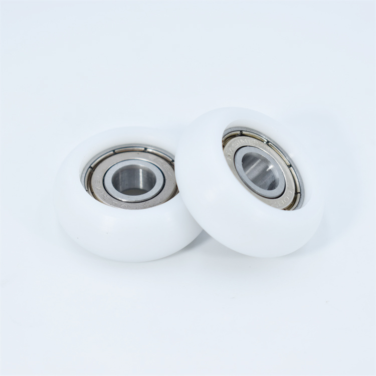 BSR60832-18 8x32x18mm Chrome Steel Bearing 608 Plastic Bearing Rollers Nylon Pulley Rowing Machine Spare Parts Seat Wheels