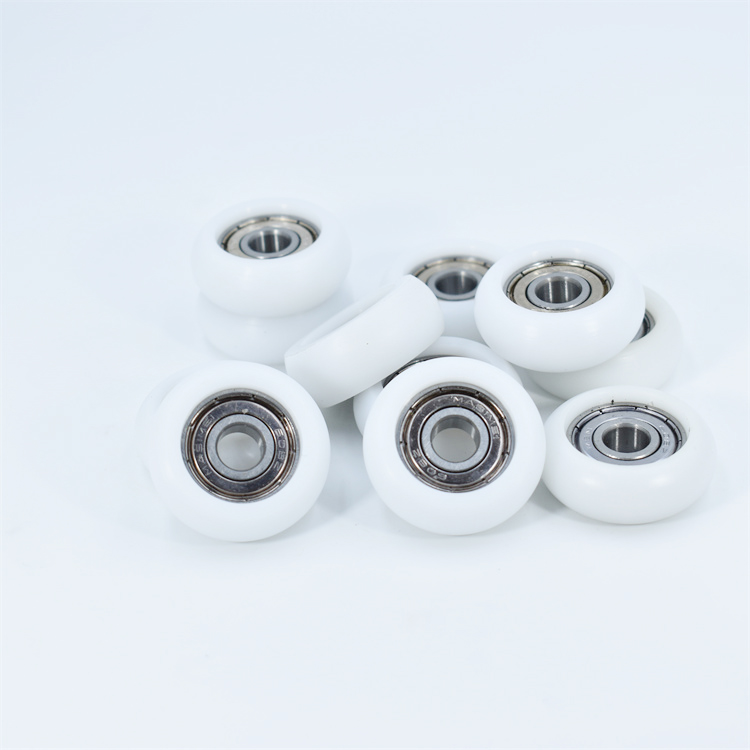 BSR60832-18 8x32x18mm Chrome Steel Bearing 608 Plastic Bearing Rollers Nylon Pulley Rowing Machine Spare Parts Seat Wheels