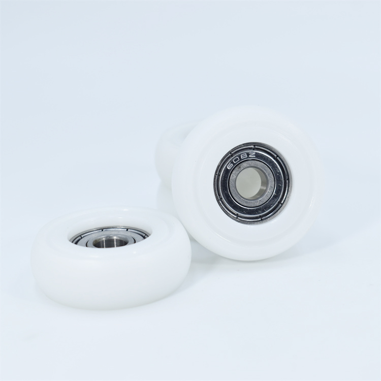 BSR60838-11 8x38x11mm High Quality 608ZZ Plastic Nylon Roller Rowing Seat Roller Wheel Bearing for Racing