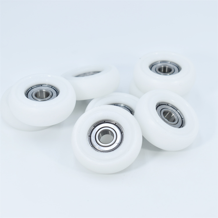 BSR60838-11 8x38x11mm High Quality 608ZZ Plastic Nylon Roller Rowing Seat Roller Wheel Bearing for Racing
