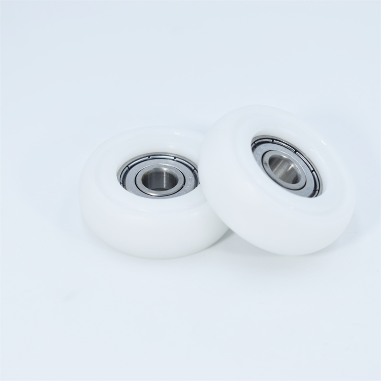 BSR60838-11 8x38x11mm High Quality 608ZZ Plastic Nylon Roller Rowing Seat Roller Wheel Bearing for Racing