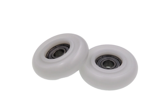 BSR60845-14 8x45x14mm OEM Customized Flat Round Plastic Rubber Pulley Wheels 8x30x7 MM High Quality Wheel Roller Bearing.jpg