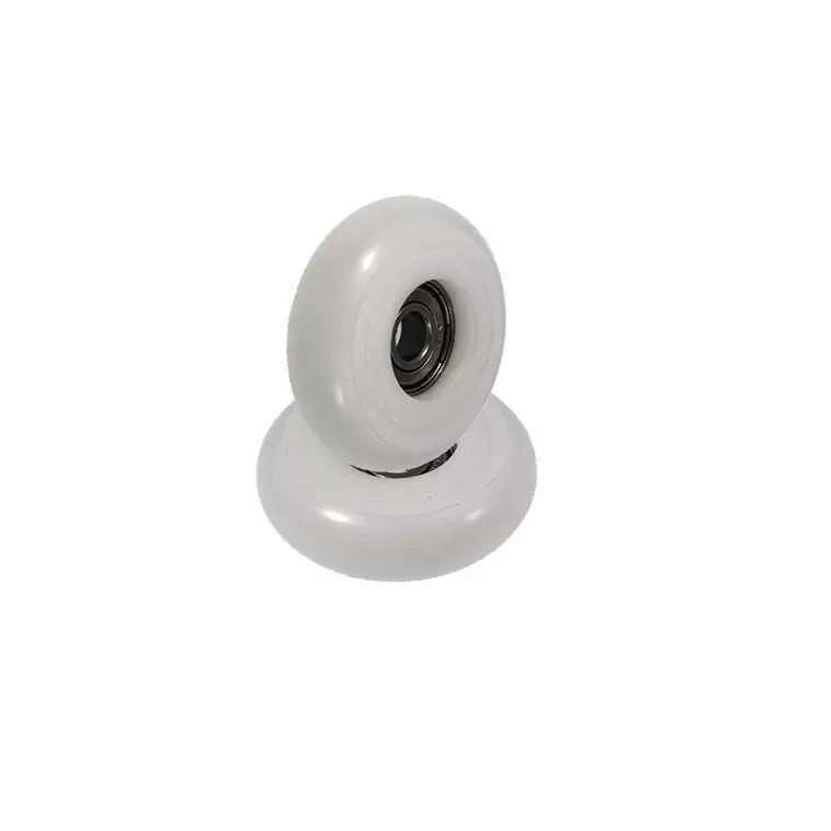 BSR60848-16 8x48x16mm Plastic Roller Wheel Bearing PU Polyurethane POK PA POM Nylon Pulley Wheels Bearing 608ZZ.jpg