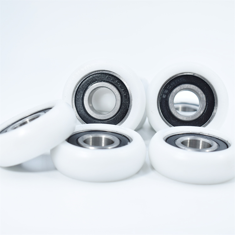 BSR600250-15 15x50x15mm Factory Supply Spherical Radius POM Plastic Coated Bearing High Wear resistance High Quality Nylon Pulley