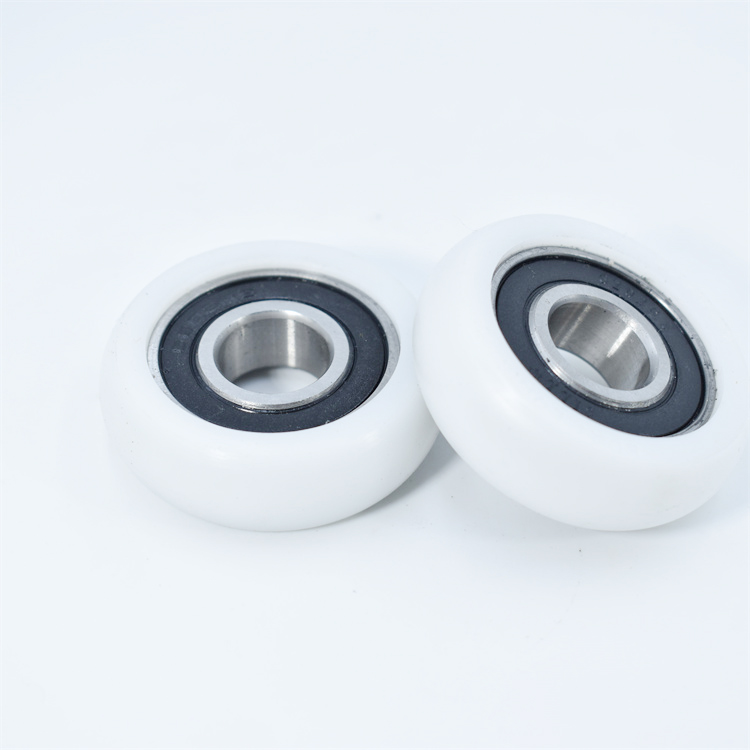 BSR600250-15 15x50x15mm Factory Supply Spherical Radius POM Plastic Coated Bearing High Wear resistance High Quality Nylon Pulley