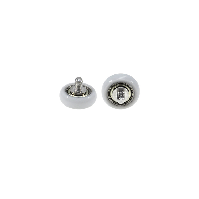 BSR60418-5C1L6M4 M4x18x5mm Heavy-Duty Plastic Rollers Pulley with Screw for Production Lines.jpg