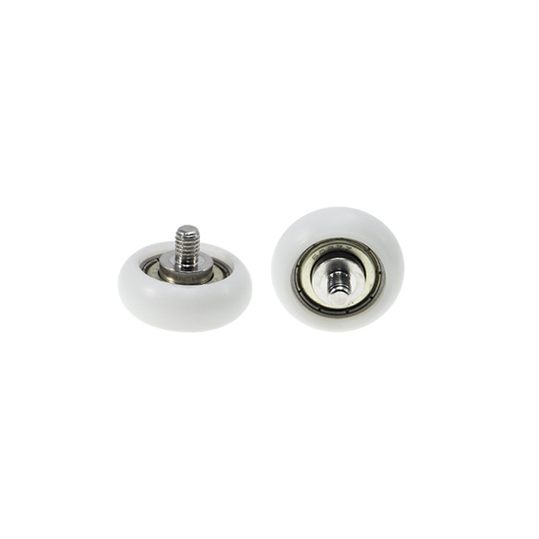 BSR60830-11C1L8M6 M6x30x11mm Shock-Absorbing Plastic Bearing with Rubber Exterior and Thread for Stability.jpg