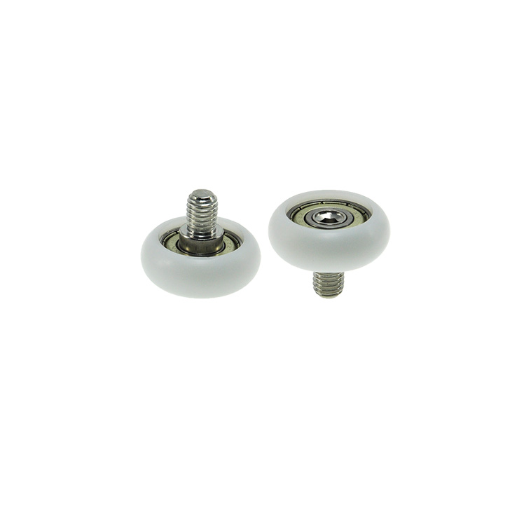 BSR60830-11C2L10M8 M8x30x11mm Wear-Resistant Rubber-Coated Plastic Bearing with External Thread for Long Lifespan.jpg