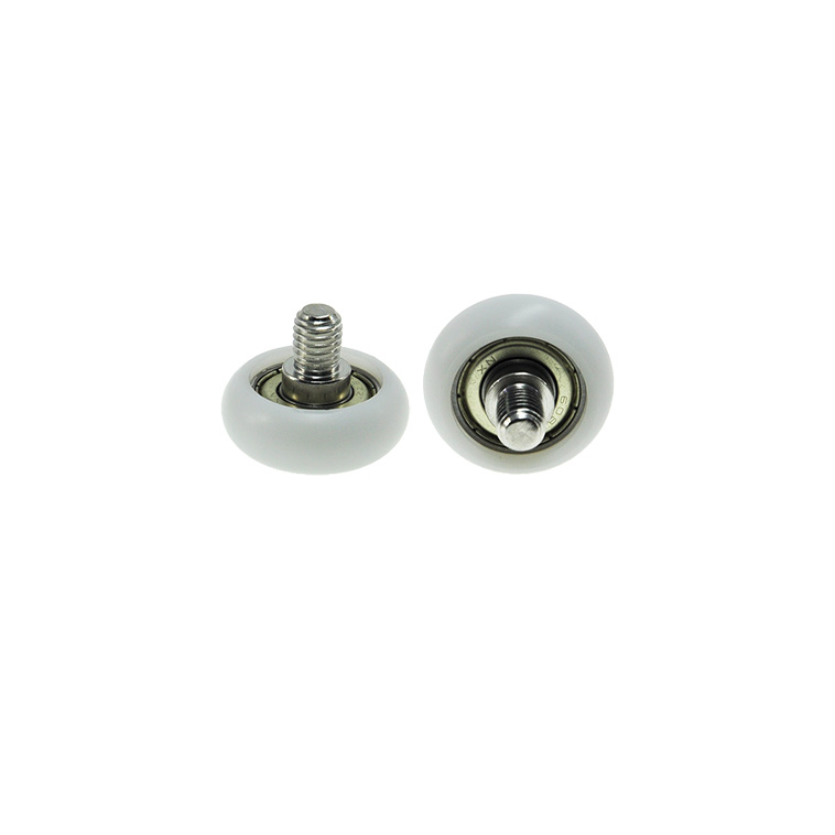BSR60830-11C2L10M8 M8x30x11mm Wear-Resistant Rubber-Coated Plastic Bearing with External Thread for Long Lifespan.jpg