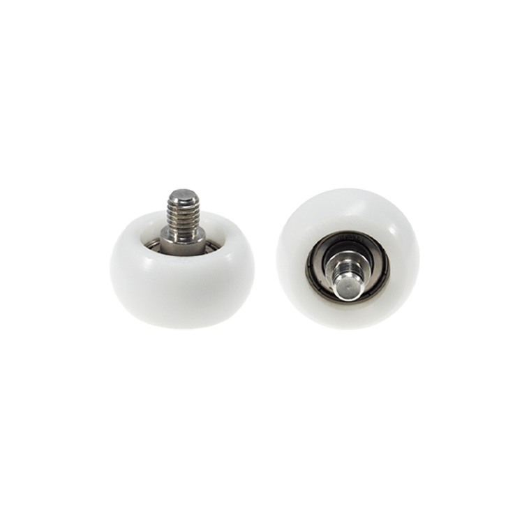 BSR60835-18C1L10M8 M8x35x18mm Corrosion-Resistant NYLON Roller Bearing with Screw for Harsh Environments.jpg