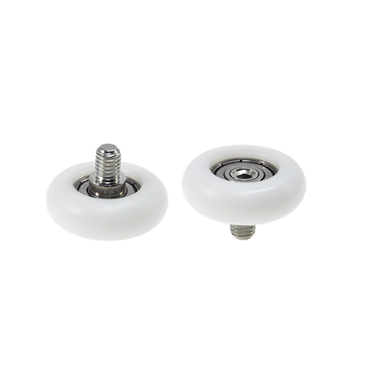 BSR60837-13C1L10M8 M8x37x13mm Temperature-Resistant POK Plastic Roller Bearing with Screw for Extreme Conditions.jpg