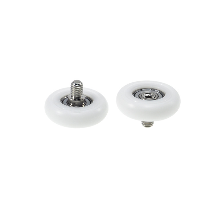 BSR60840-11C2L10M8 M8x40x11mm Wear-Resistant PA66 Plastic Roller Bearing with Screw for Long Lifespan.jpg
